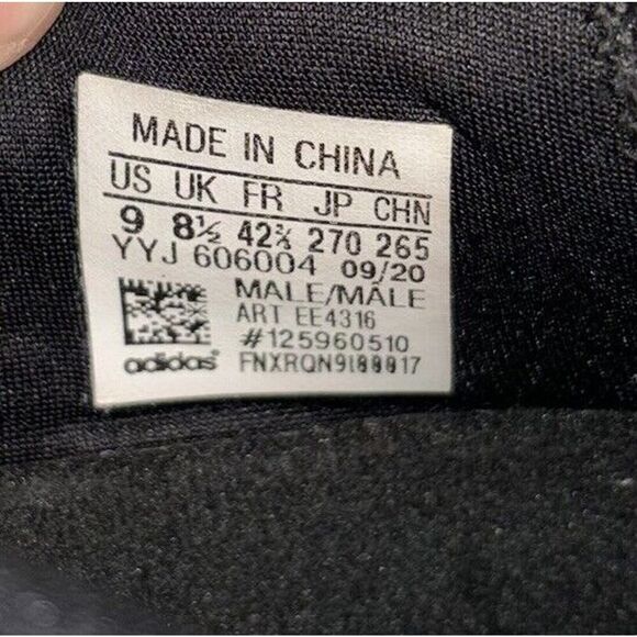 adidas Solar Boost ST 19 Running Shoes Men’s Size 9 ART EE4316 Black Blue - Picture 9 of 9